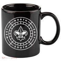 Bsa Compass 11oz C Handle Ceramic Mug
