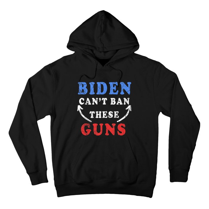 Biden CanT Ban These Guns Gym Workout Funny Weightlifting Hoodie