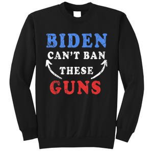 Biden CanT Ban These Guns Gym Workout Funny Weightlifting Sweatshirt