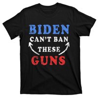 Biden CanT Ban These Guns Gym Workout Funny Weightlifting T-Shirt