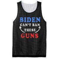 Biden CanT Ban These Guns Gym Workout Funny Weightlifting Mesh Reversible Basketball Jersey Tank