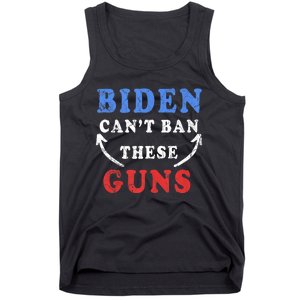 Biden CanT Ban These Guns Gym Workout Funny Weightlifting Tank Top