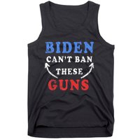 Biden CanT Ban These Guns Gym Workout Funny Weightlifting Tank Top