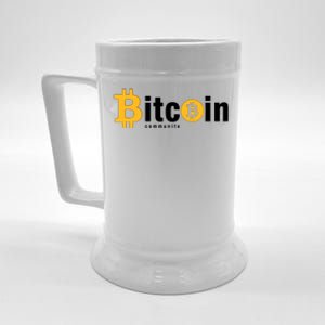 Bitcoin Community Beer Stein