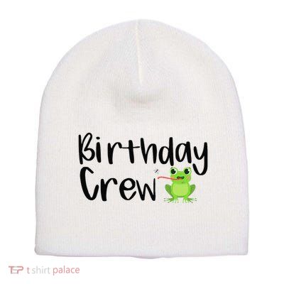 Birthday Crew Short Acrylic Beanie