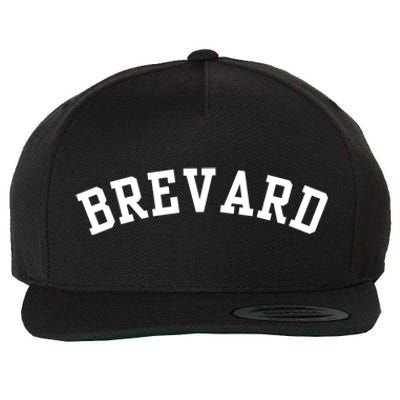 Brevard College Wool Snapback Cap