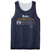 Bass clef bass is not a problem for me music notes Mesh Reversible Basketball Jersey Tank