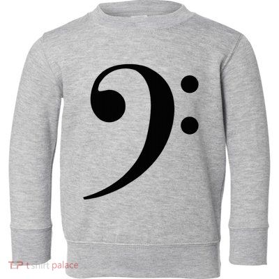 Bass Clef Toddler Sweatshirt