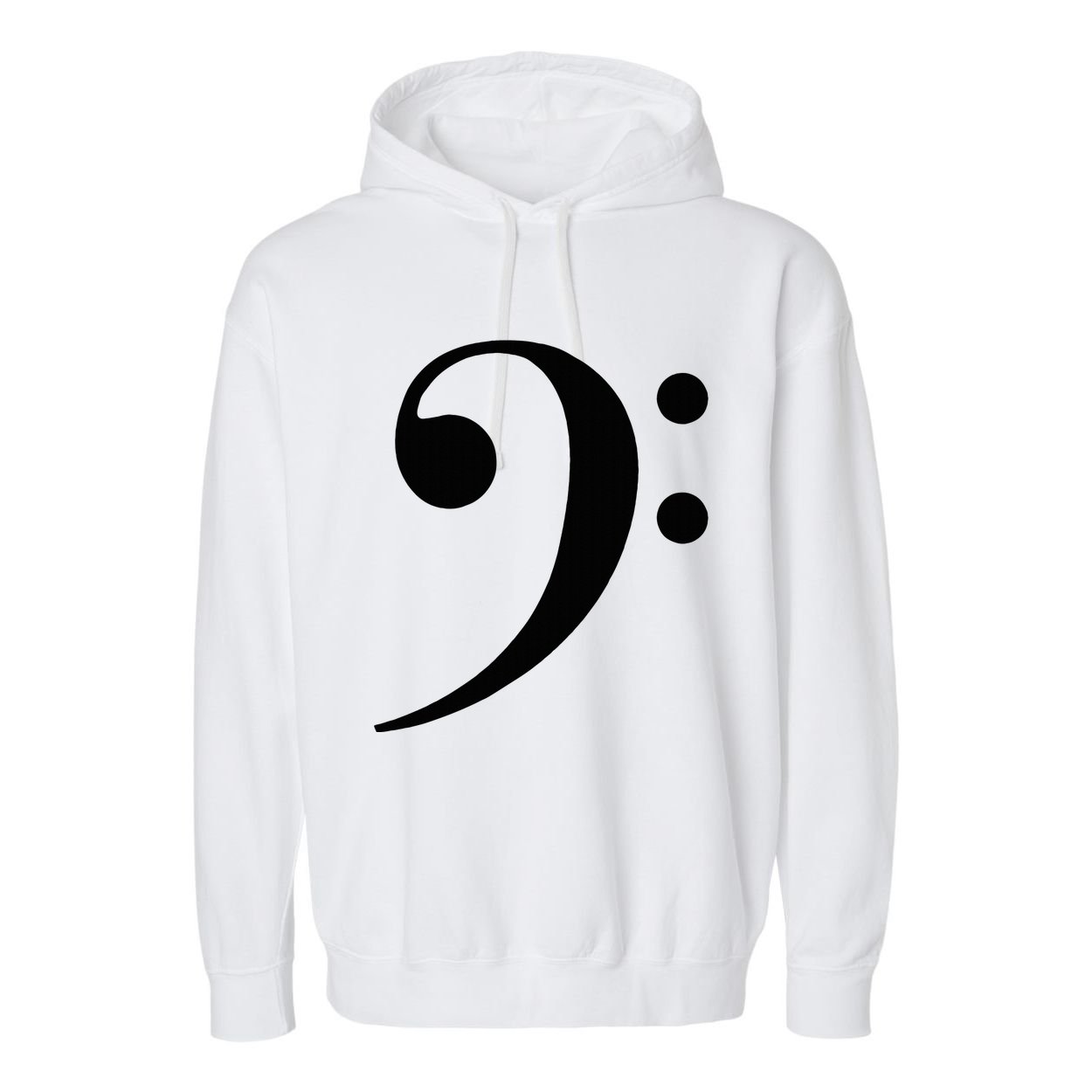 Bass Clef Garment-Dyed Fleece Hoodie