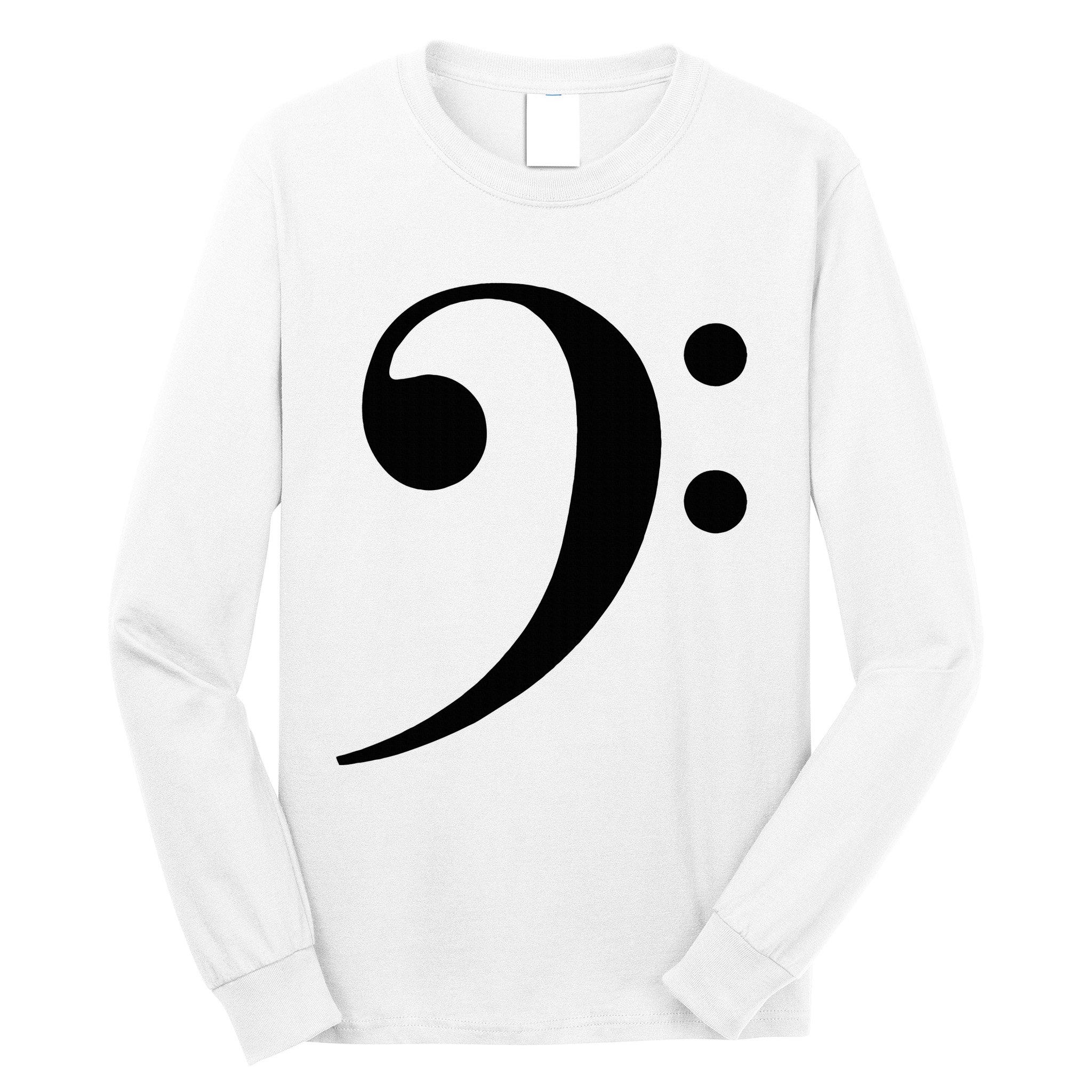 Bass Clef Long Sleeve Shirt