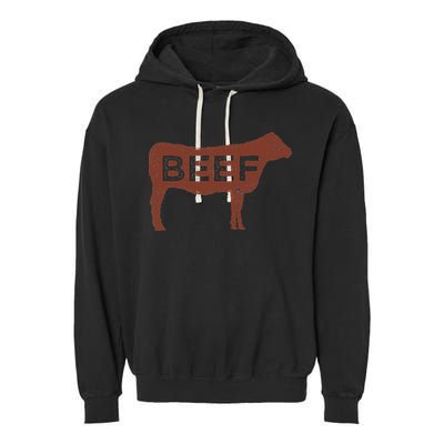 Beef Cattle Garment-Dyed Fleece Hoodie