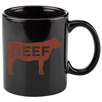 Beef Cattle 11oz C Handle Ceramic Mug