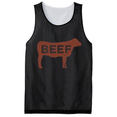 Beef Cattle Mesh Reversible Basketball Jersey Tank