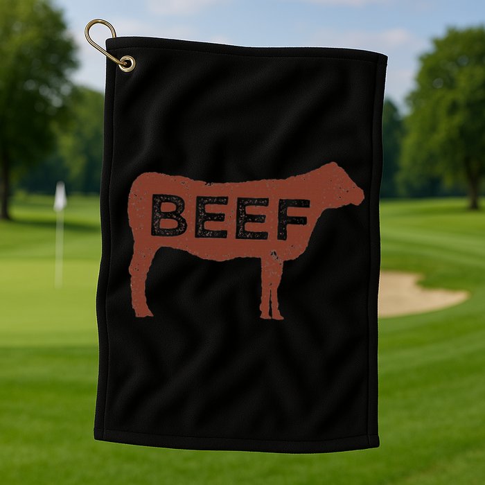 Beef Cattle Golf Towel