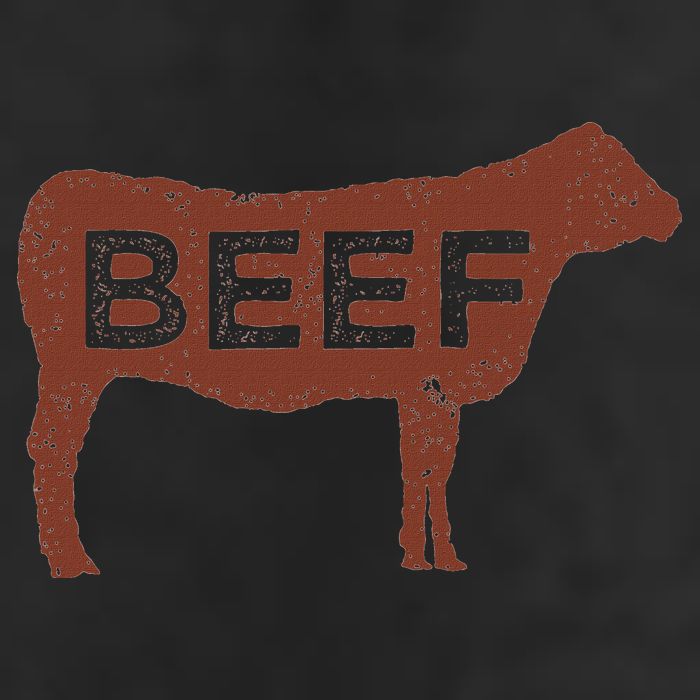Beef Cattle Golf Towel