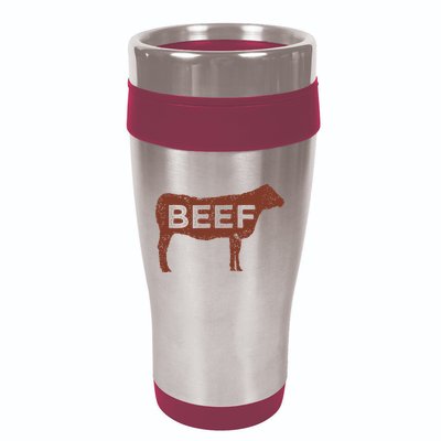 Beef Cattle 16oz Travel Tumbler