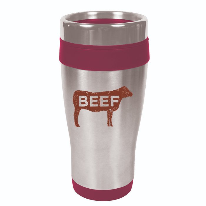 Beef Cattle 16oz Travel Tumbler