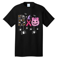 Breast Cancer Boo Halloween Breast Cancer Awareness Tall T-Shirt