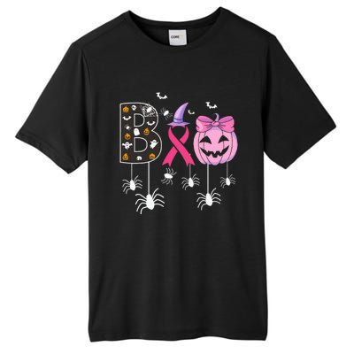 Breast Cancer Boo Halloween Breast Cancer Awareness Tall Fusion ChromaSoft Performance T-Shirt