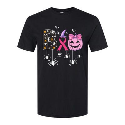 Breast Cancer Boo Halloween Breast Cancer Awareness Softstyle CVC T-Shirt