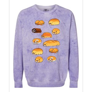 Bread Cats Colorblast Crewneck Sweatshirt