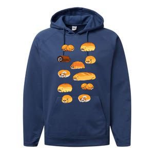 Bread Cats Performance Fleece Hoodie