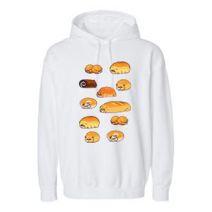 Bread Cats Garment-Dyed Fleece Hoodie