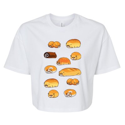 Bread Cats Bella+Canvas Jersey Crop Tee