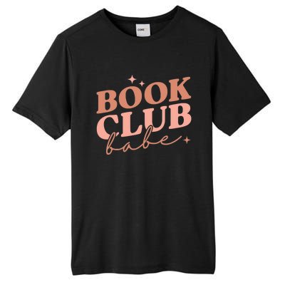 Book Club Babe Reading Book Lovers Gift Tall Fusion ChromaSoft Performance T-Shirt