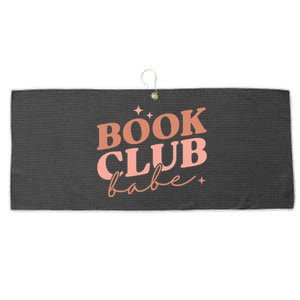 Book Club Babe Reading Book Lovers Gift Large Microfiber Waffle Golf Towel