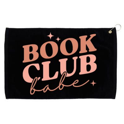 Book Club Babe Reading Book Lovers Gift Grommeted Golf Towel