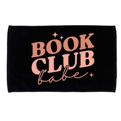 Book Club Babe Reading Book Lovers Gift Microfiber Hand Towel