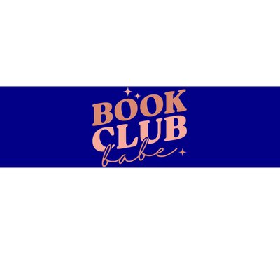 Book Club Babe Reading Book Lovers Gift Bumper Sticker