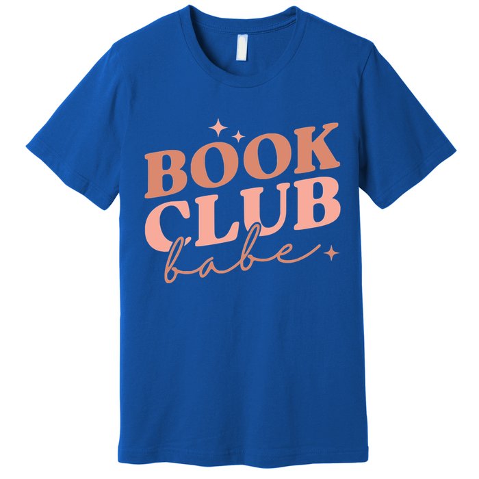 Book Club Babe Reading Book Lovers Gift Premium T-Shirt