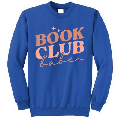 Book Club Babe Reading Book Lovers Gift Tall Sweatshirt