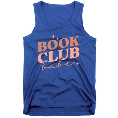 Book Club Babe Reading Book Lovers Gift Tank Top