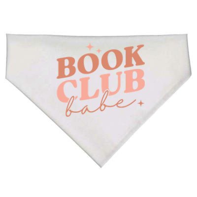 Book Club Babe Reading Book Lovers Gift USA-Made Doggie Bandana