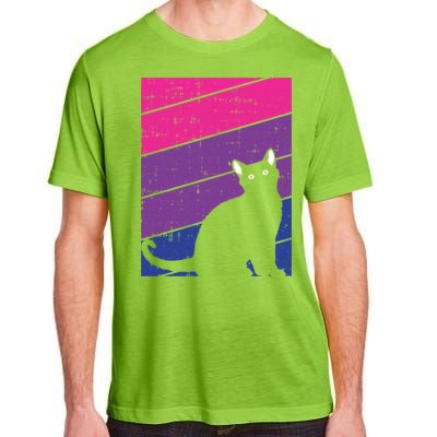 Black Cat Bisexual Pride Kitten Lover Lgbtq Proud Ally Bi Gift Adult ChromaSoft Performance T-Shirt