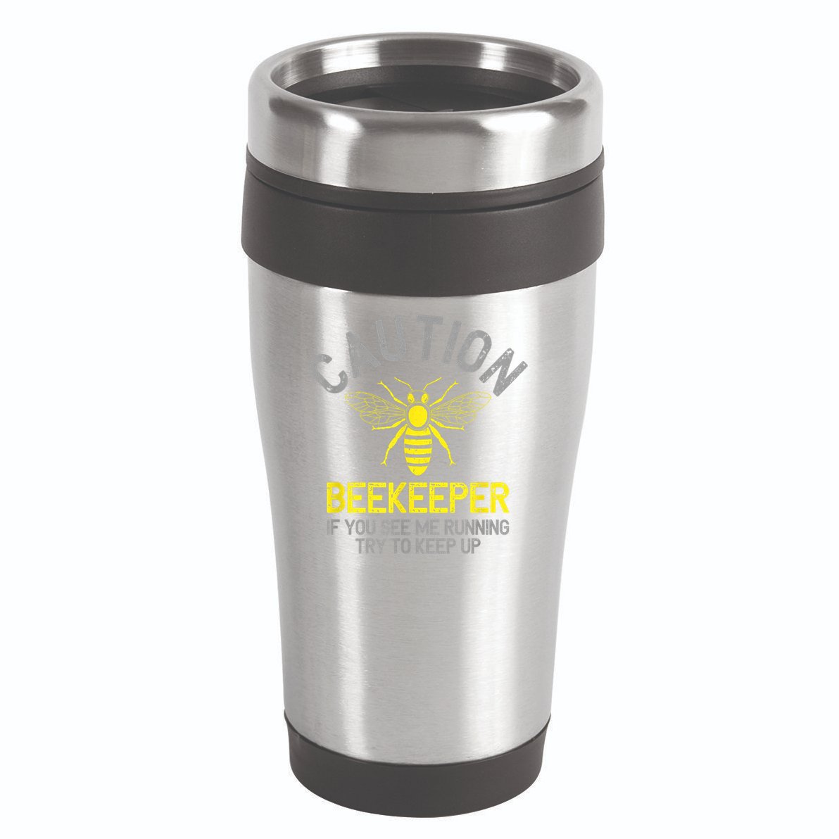 Beekeeper Caution Beekeeping Funny Bee Lover Gift 16oz Travel Tumbler