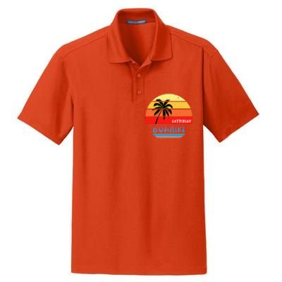 Bonaire Carribean Dry Zone Grid Polo