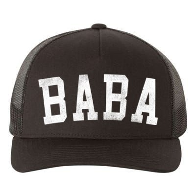 Baba Classic Bold Font FatherS Day Baba Yupoong Adult 5-Panel Trucker Hat