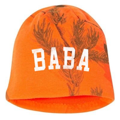 Baba Classic Bold Font FatherS Day Baba Kati - Camo Knit Beanie