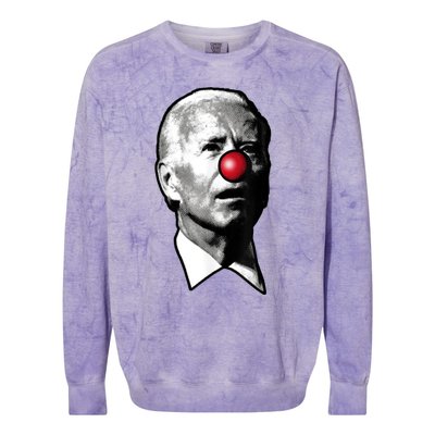 Biden Clown Colorblast Crewneck Sweatshirt