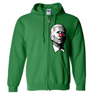 Biden Clown Full Zip Hoodie