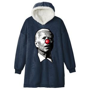 Biden Clown Hooded Wearable Blanket