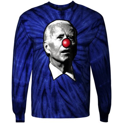 Biden Clown Tie-Dye Long Sleeve Shirt