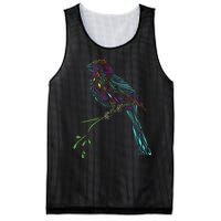 Birdwatcher Colourful Bird Watching Parrot Budgie Mesh Reversible Basketball Jersey Tank