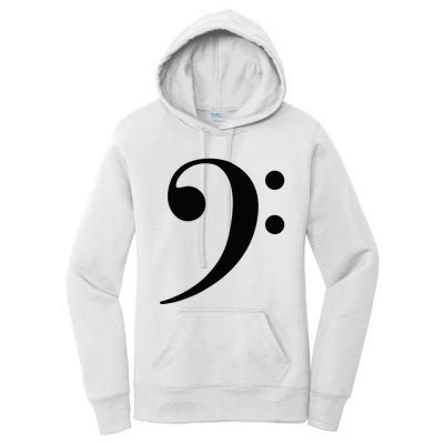 Bass Clef Women's Pullover Hoodie