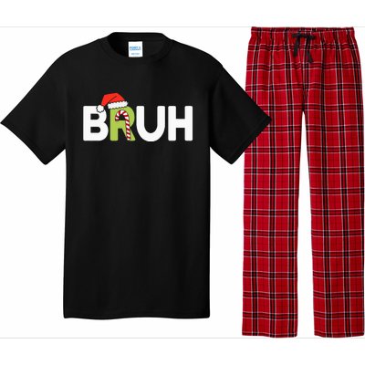 Bruh Christmas Pajama Set