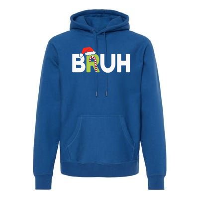 Bruh Christmas Premium Hoodie